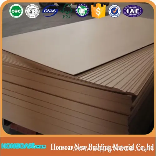 Honsoar UV Pet Film Melamine MDF 18mm E2 Grade for Furniture